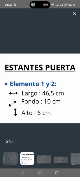 Estantes Puerta Nevera Indesit (2unid)
