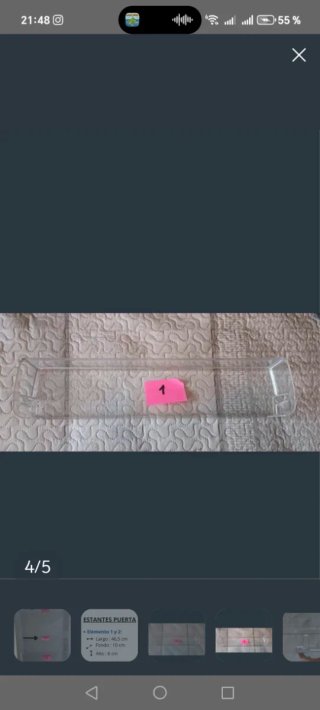 Estantes Puerta Nevera Indesit (2unid)