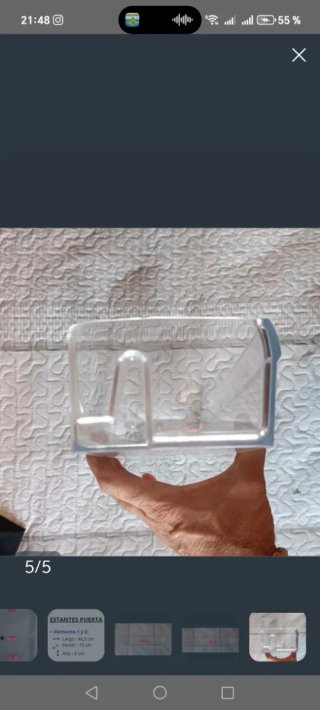 Estantes Puerta Nevera Indesit (2unid)