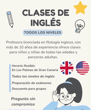 Clases particulares de inglés
