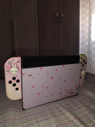 Nintendo Switch Tema Rosa Cherry Blossom
