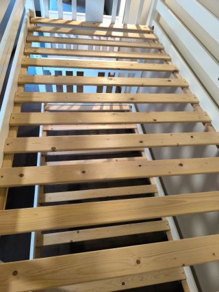 Literas de madera maciza blancas