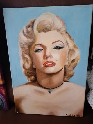 Cuadro Marilyn Monroe Óleo