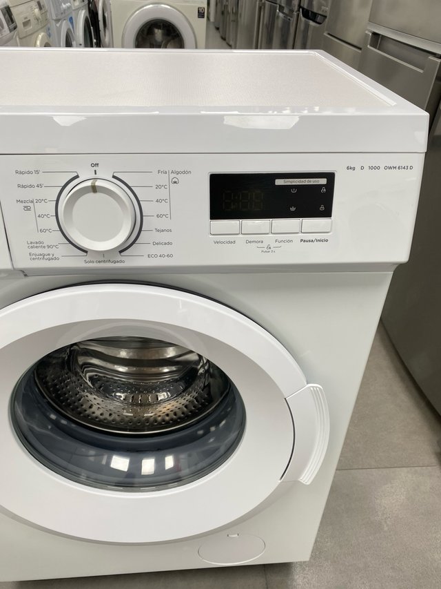 Lavadora ok carga frontal 6kg clase D 1000rpm