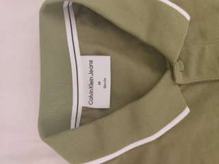 Polo Calvin Klein Jeans Slim Fit Talla M Verde