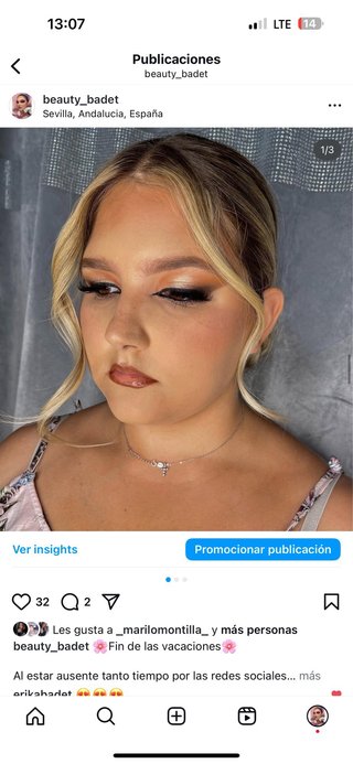Maquilladora y peluquera en Sevilla