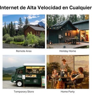 Router 4G LTE MERCUSYS 300 Mbps Inalámbrico Negro