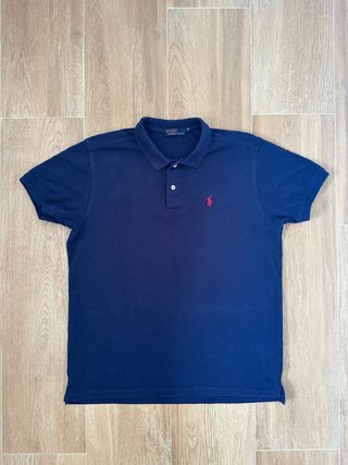 Polo Ralph Lauren Azul Marino Vintage | Talla XL