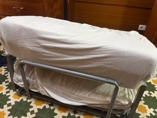 Cama Plegable Metálica y Tela