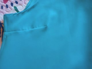 Vestido mujer turquesa y multicolor,nuevo etiqueta