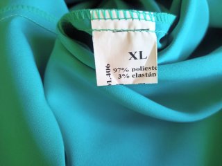Vestido mujer turquesa y multicolor,nuevo etiqueta
