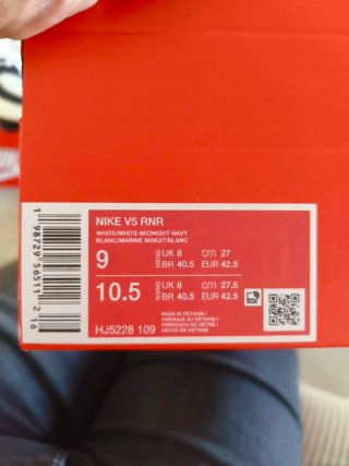 Nike Vomero 5 RNR Blanco Azul Marino
