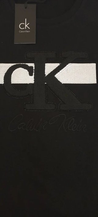 Camiseta Calvin Klein Jeans Negra Talla XL