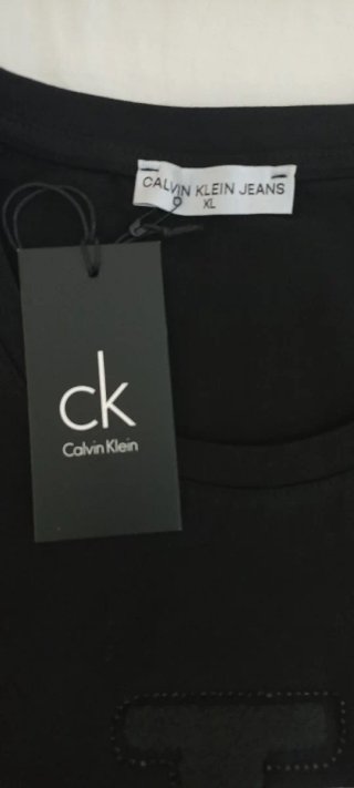 Camiseta Calvin Klein Jeans Negra Talla XL