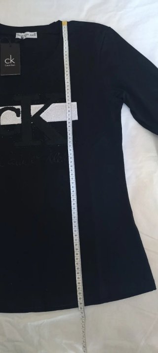 Camiseta Calvin Klein Jeans Negra Talla XL