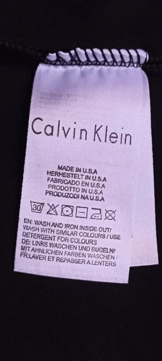 Camiseta Calvin Klein Jeans Negra Talla XL