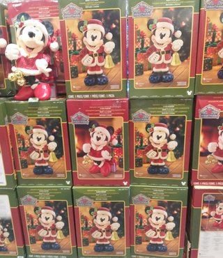 Figura Mickey Navidad Jim Shore 42cm NYEVO