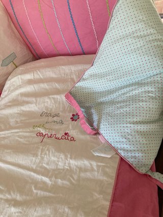 Protector de cuna y colcha infantil