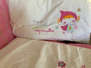 Protector de cuna y colcha infantil