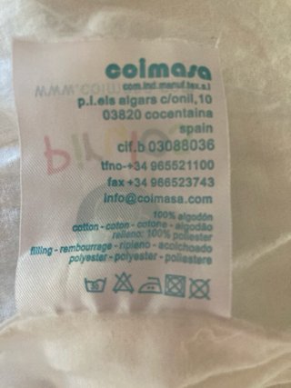 Protector de cuna y colcha infantil