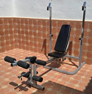 Press Banca Kettler con pesas