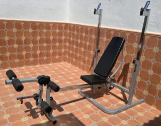 Press Banca Kettler con pesas
