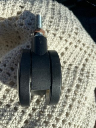 Ruedas para Sillas y Muebles (Negro/Blanco)