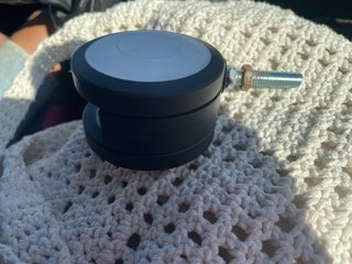 Ruedas para Sillas y Muebles (Negro/Blanco)
