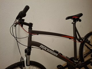 Bicicleta Rockrider Negra