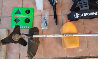 Desbrozadora gasolina Sterwins + Accesorios