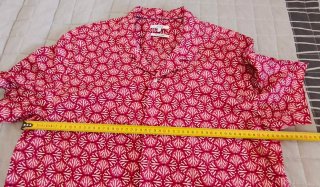 Camisa Estampada Jules Manga Corta Talla L
