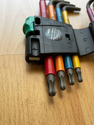 Juego Llaves Wera 967/9 TX BO TORX 9 piezas Nuevo
