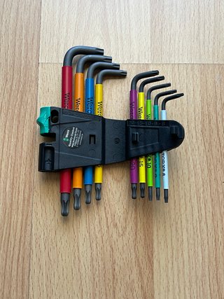 Juego Llaves Wera 967/9 TX BO TORX 9 piezas Nuevo