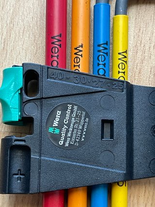 Juego Llaves Wera 967/9 TX BO TORX 9 piezas Nuevo