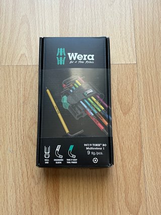 Juego Llaves Wera 967/9 TX BO TORX 9 piezas Nuevo