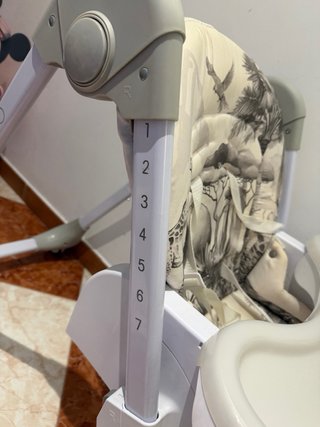 Trona de bebé con cojín estampado