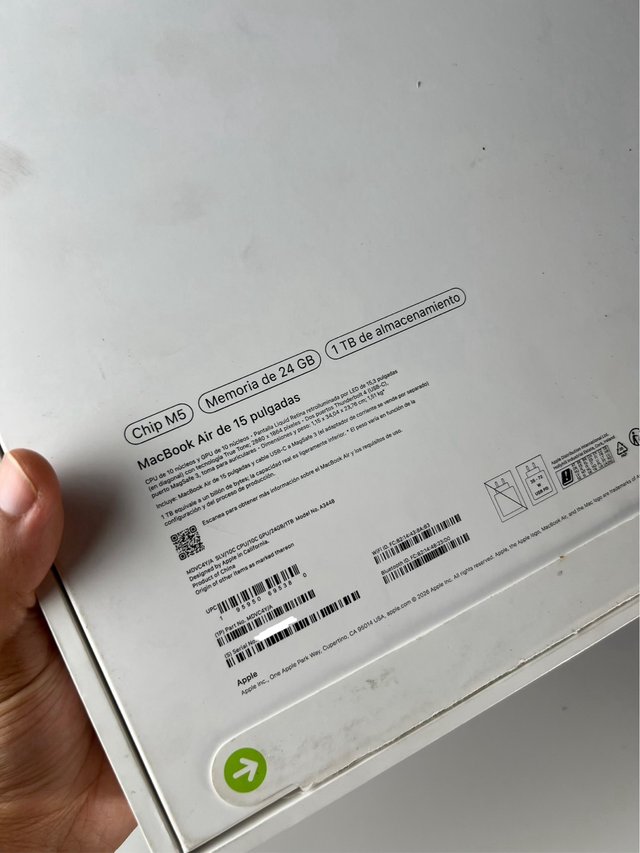 Macbook Air M5 15” 24Gb 1Tb + Garantí