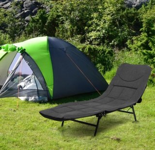 Cama de Camping Plegable con Colchón