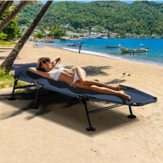 Cama de Camping Plegable con Colchón