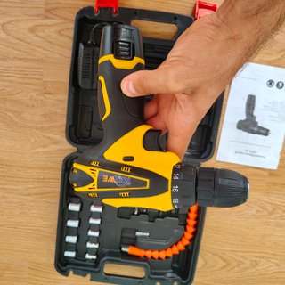 Atornillador a batería 12V - Kit completo