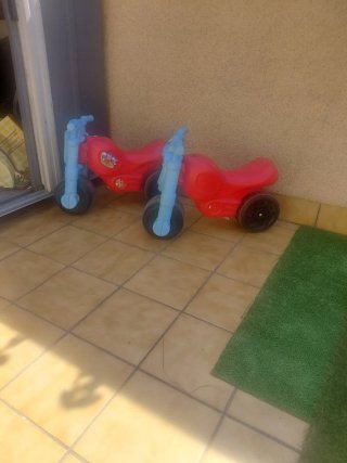 Bici de aprendizaje roja