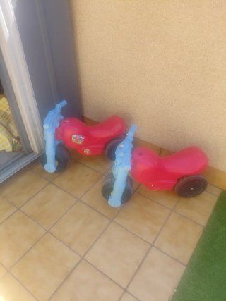 Bici de aprendizaje roja