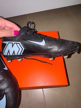 Botas de fútbol Nike Air Zoom Negras y Azules