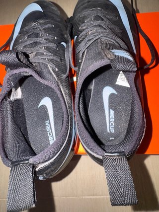 Botas de fútbol Nike Air Zoom Negras y Azules