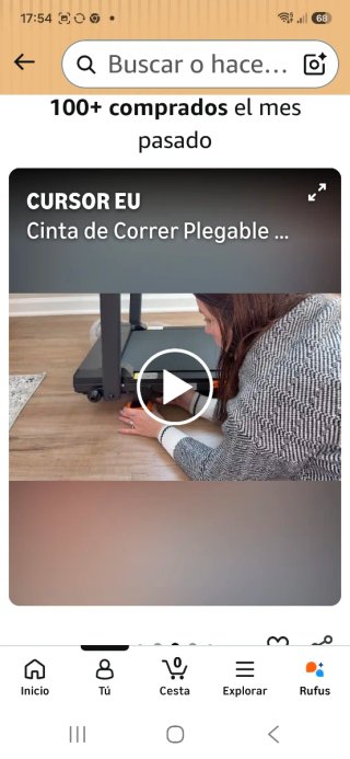 Cinta de Correr y Andar LED 136KG