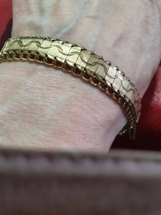 Pulsera Oro 18k Maciza Antigua