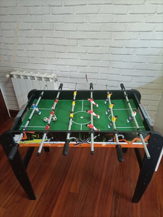 Futbolín infantil con 2 bolas