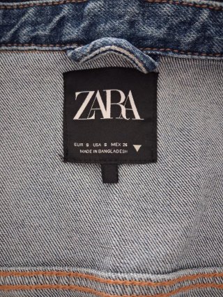 Chaqueta Vaquera Zara Azul