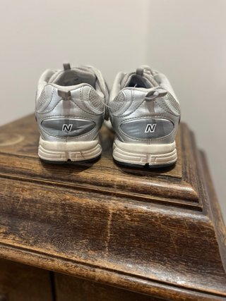 New Balance Argento/Bianco Scarpe Uomo