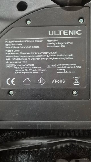 Robot Aspirador ULTENIC D10